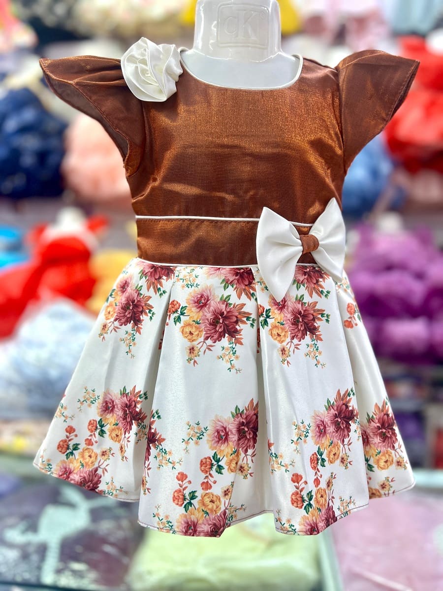Elegant Bloom Baby Frock