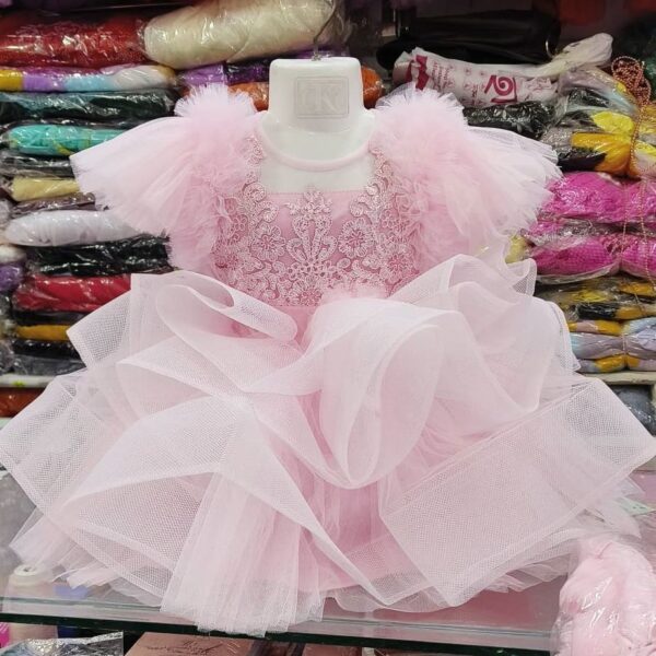 Baby Pink Princess Frock