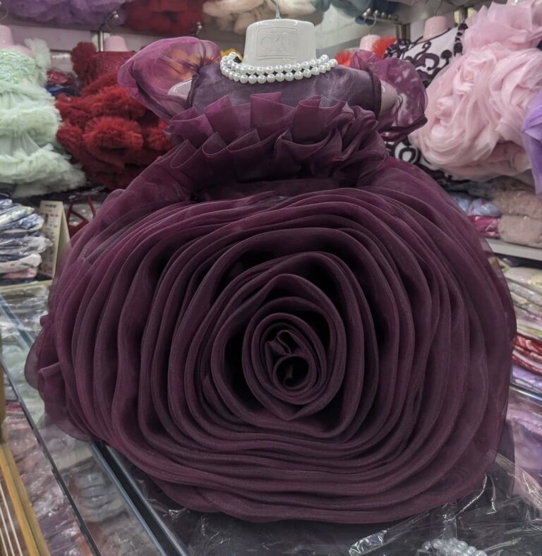 Rose petal party dress