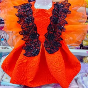 Orange Party Frock