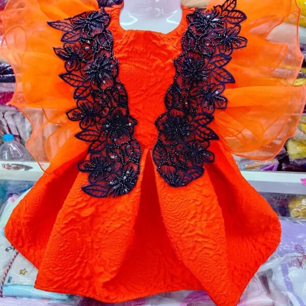 Orange Party Frock