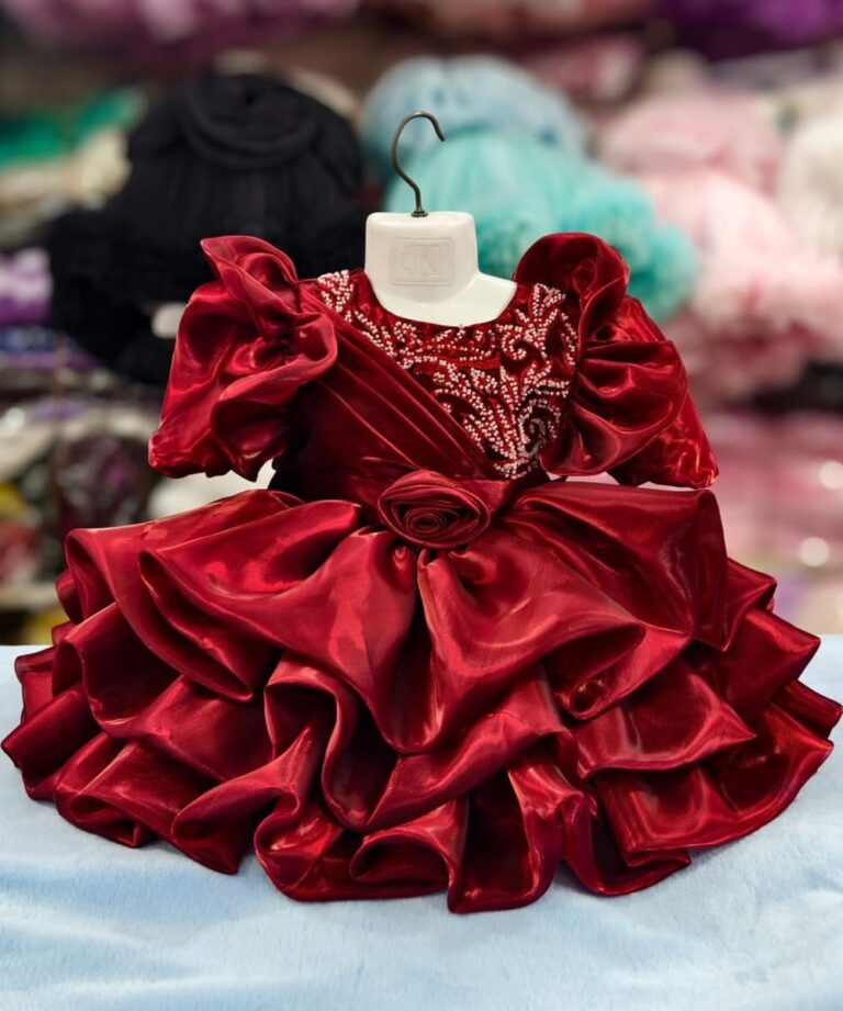 Stylish Baby Gown for Girls BD Luxurious Baby Party Dress Collection Kiddleplace