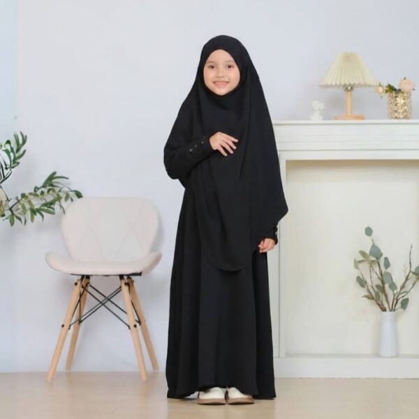 Kids Black Pori Borkha Design - বাচ্চাদের কালো পরি বোরখা
