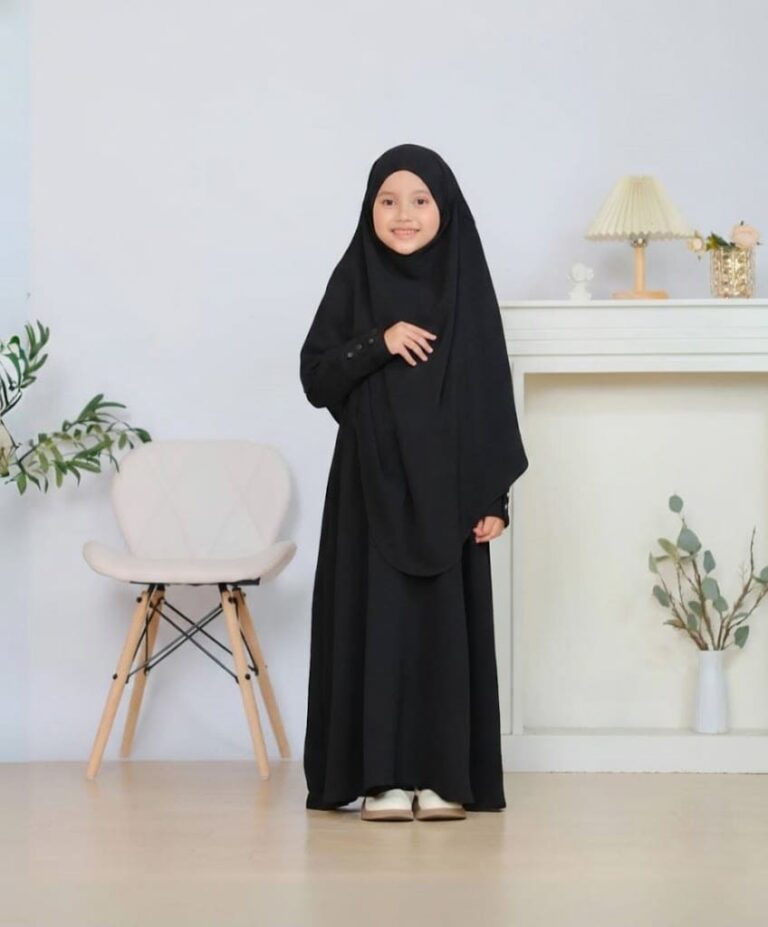 Kids Black Pori Borkha Design - বাচ্চাদের কালো পরি বোরখা