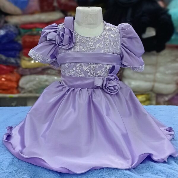 Premium Lavender Purple Baby Girl Party Dress and Gown - HKD883 - Kiddleplace